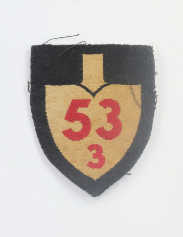  Reichsarbeitsdienst (RAD), Ärmelspaten für Mannschaften Abteilung 53  3 - Militaria-Berlin