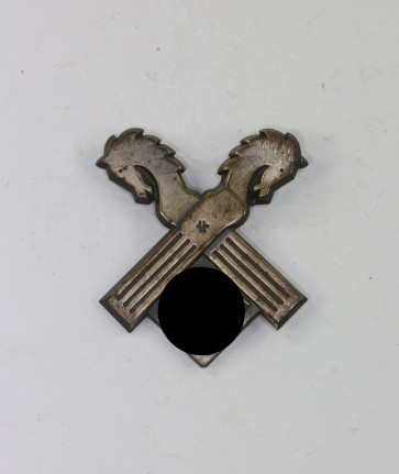 Reichsarbeitsdienst (RAD), Traditions Mützen Abzeichen, Arbeitsgau Ost Hannover - Militaria-Berlin