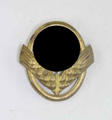 Reichsarbeitsdienst weibliche Jugend (RADwJ) Hutabzeichen, Hst. Ges.Gesch 41 RAJB - Militaria-Berlin