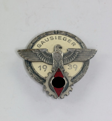 Reichsberufswettkampf, Gausieger im Reichsberufswettkampf 1939, Hst. G. Brehmer Markneukirchen - Militaria-Berlin