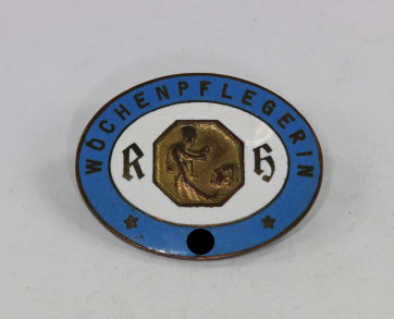 Reichshebammenschaft (RH), Brosche für Hebammen-Schülerin - Militaria-Berlin