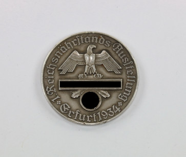 Reichsnährstand, Medaille 1. Reichsnährstand Ausstellung Erfurt 1934 - Blud und Boden - Butter - Silber 990 - Militaria-Berlin