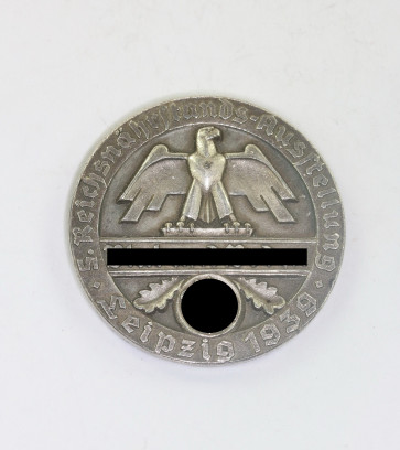 Reichsnährstand, Medaille 5. Reichsnährstand Ausstellung Leipzig 1939 - Blud und Boden - Obst- u. Gemüse Silber - Militaria-Berlin