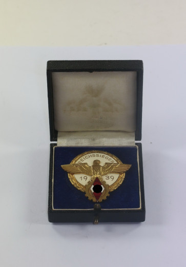Reichssieger 1939, Hst. G. Brehmer, Markneukirchen, im Etui - Militaria-Berlin