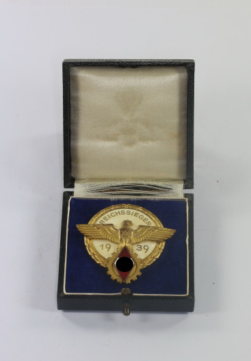Reichssieger 1939, Hst. G. Brehmer, Markneukirchen, im Etui - Militaria-Berlin