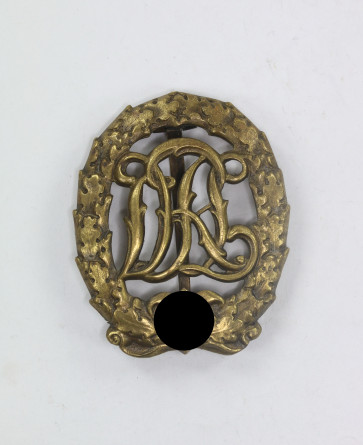  Reichssportabzeichen (DRL) in Bronze, Hst. Hensler Pforzheim - Militaria-Berlin