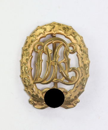 Reichssportabzeichen (DRL) in Gold, Hst. Wernstein Jena - Militaria-Berlin
