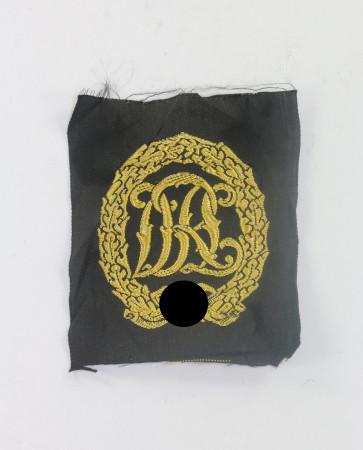  Reichssportabzeichen (DRL) in Gold, Stoff - Militaria-Berlin