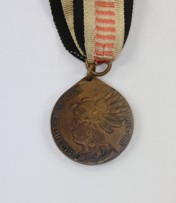 Südwest-Afrika Denkmünze für Kämpfer 1907 - Den Siegreichen Streitern Südwestafrika 1904-06 - Militaria-Berlin