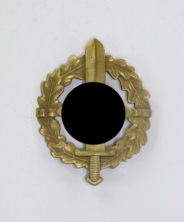SA-Wehrabzeichen in Bronze, Eigentum D. Chefs D. Ausbildungswesens, Hst. E. Schneider Lüdenscheid - Militaria-Berlin