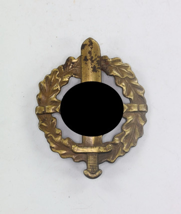  SA-Wehrabzeichen in Bronze, Hst. W. Redo Saarlautern - Eigentum d. obersten  S.A. Führung - Militaria-Berlin