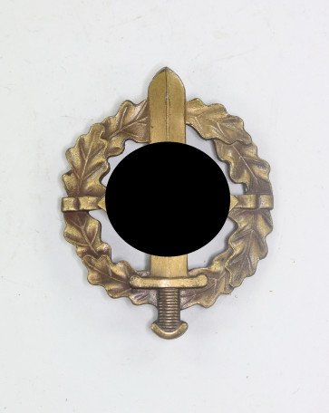  SA-Wehrabzeichen in Bronze, Hst. W. Redo Saarlautern - Eigentum der obesten SA-Führung - Militaria-Berlin