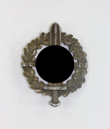 SA Wehrabzeichen in Bronze, Hst. Berg & Nolte A.G. Lüdenscheid, Eigentum der Obersten S.A.-Führung - Militaria-Berlin