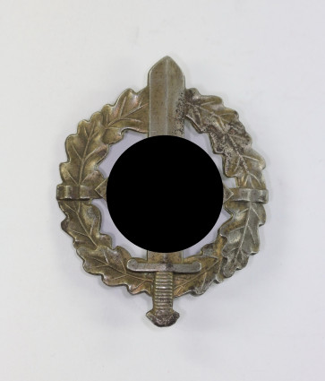  SA Wehrabzeichen in Bronze, Hst. E. Schneider Lüdenscheid - Militaria-Berlin