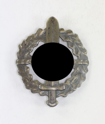 SA Wehrabzeichen in Bronze, Hst. W. Redo Saarlautern, Eigentum d. obersten S.A.-Führung - Militaria-Berlin