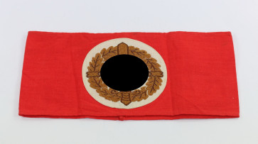 SA Wehrsport-Leiter Armbinde mit RZM Etikette  - Militaria-Berlin
