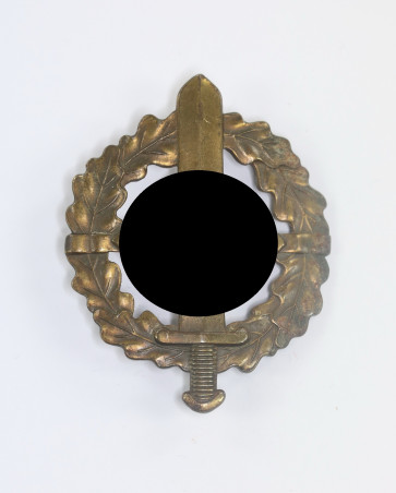 SA Wehrsportabzeichen in Bronze, Hst. Berg & Nolte, Eigentum d. S.A. Sportabzeichen Hauptstelle - Militaria-Berlin