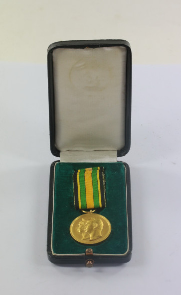 Sachsen-Weimar-Eisenach, Jubiläumsmedaille zur goldenen Hochzeit 1892, im Etui - Militaria-Berlin