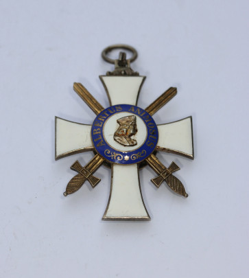 Sachsen, Albrechtsorden Ritterkreuz 2.Klasse mit Schwerter, Hst. R - Militaria-Berlin