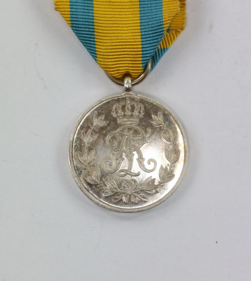 Sachsen, Friedrich August Medaille in Silber - Militaria-Berlin