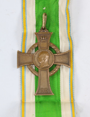 Sachsen, Kriegsverdienstkreuz Bronze 1915, Hst. S - Militaria-Berlin