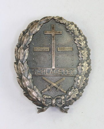  Schlageter Schild mit Spangen "Spartakus" "1919/23", Hst. Paul Küst Berlin SW 19 - Militaria-Berlin
