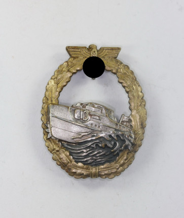 Schnellbootkriegsabzeichen 1. Form (!), Hst. Schwerin Berlin - Militaria-Berlin