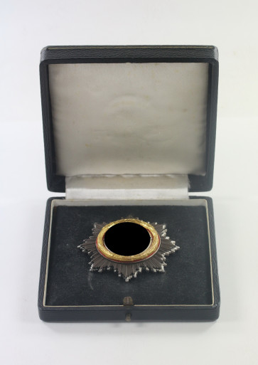 Schweres Deutsches Kreuz in Gold, Hst. 1 (Deschler & Sohn, München), im Etui - Militaria-Berlin