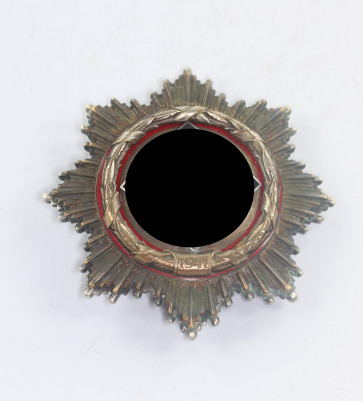 Schweres Deutsches Kreuz in Silber, Hst. 1 (Deschler & Sohn, München) - Militaria-Berlin