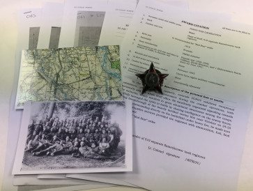 Sowjetunion, Orden des Roten Stern mit Archiv Material.  - Militaria-Berlin