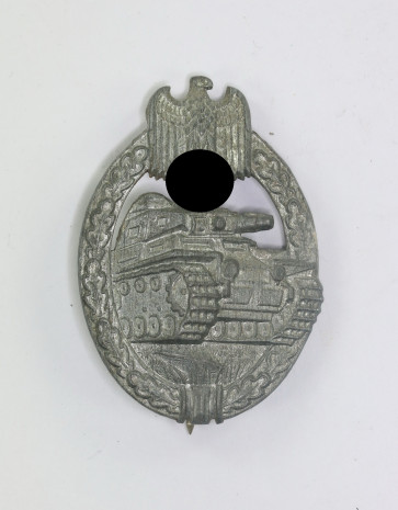Spätes Panzerkampfabzeichen in Silber, GWL Gebrüder Wegerhoff, Lüdenscheid - Militaria-Berlin