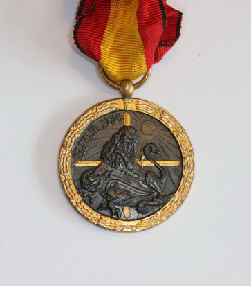 Spanien, Medalla de la Campaña, Oberleutnant Wilhelm Keidel - Militaria-Berlin