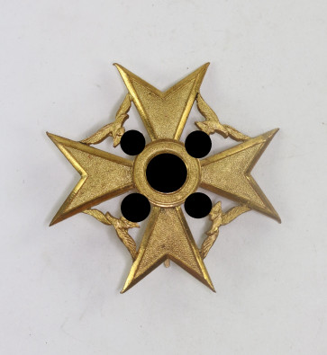 Spanienkreuz in Bronze (ohne Schwerter), Hst. L/13 (Paul Meybauer, Berlin) - Militaria-Berlin
