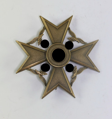 Spanienkreuz in Bronze ohne Schwerter, Steinhauer & Lück, Lüdenscheid - Militaria-Berlin