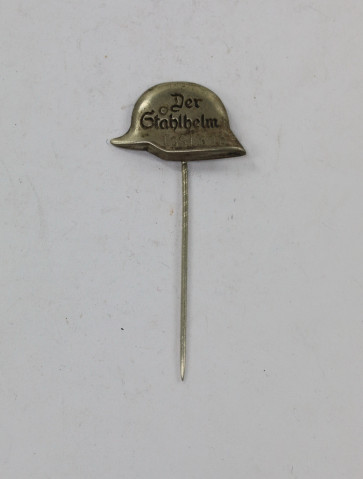  Stahlhelmbund, Abzeichen Der Stahlhelm, an Nadel mit Nummer - Militaria-Berlin