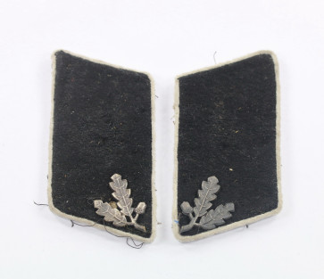 Stahlhelmbund, Paar Kragenspiegel Wehrmann, weißer Vorstoß. - Militaria-Berlin