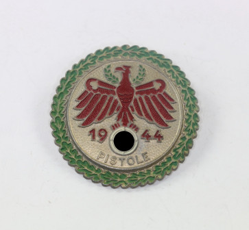  Standschützen Abzeichen, Pistole 1944 in Gold - Militaria-Berlin