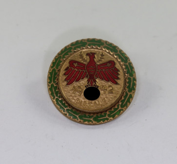 Standschützen Tirol, Siegerabzeichen in Gold Pistole 1942 - Militaria-Berlin