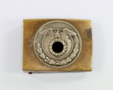Sturm Abteilung (SA), Koppelschloss, mit auf der Spitze stehendem Hakenkreuz - Militaria-Berlin