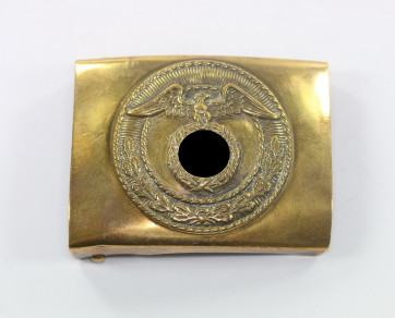 Sturm Abteilung (SA), Koppelschloss, mit auf der Spitze stehendem Hakenkreuz - Militaria-Berlin