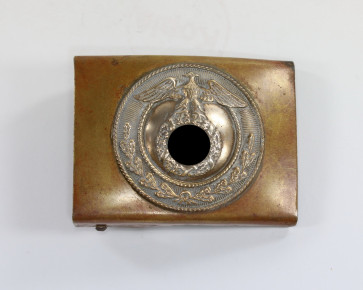 Sturm Abteilung (SA), Koppelschloss, mit auf der Spitze stehendem Hakenkreuz - Militaria-Berlin
