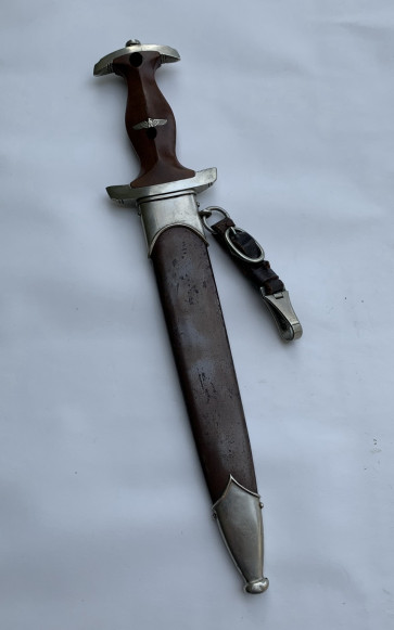 Sturmabteilung (SA), Dienstdolch M 33, Hst. Paul Seilheimer Soingen - Militaria-Berlin