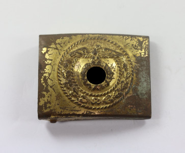  Sturmabteilung (SA), Koppelschloss, mit auf der Spitze stehendem Hakenkreuz - Militaria-Berlin