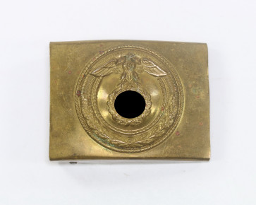 Sturmabteilung (SA), Koppelschloss, mit auf der Spitze stehendem Hakenkreuz - Militaria-Berlin