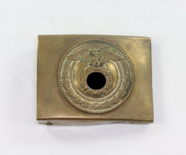 Sturmabteilung (SA), Koppelschloss, mit auf der Spitze stehendem Hakenkreuz - Militaria-Berlin