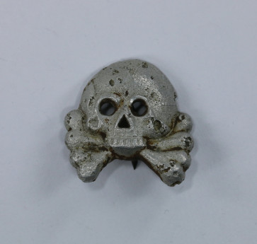Totenkopf Auflage für Panzer Kragenspiegel - Militaria-Berlin