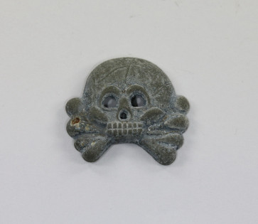  Totenkopf Auflage für Panzer Kragenspiegel - Militaria-Berlin