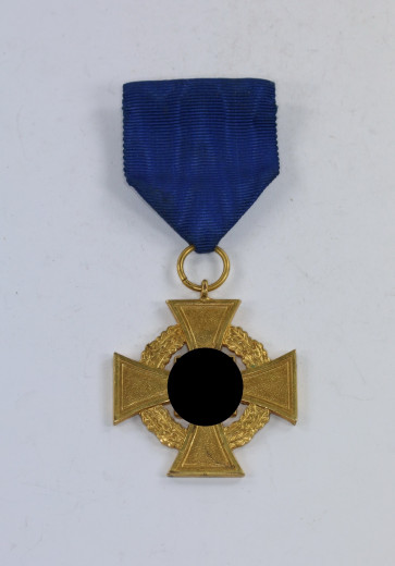 Treudienstehrenzeichen in Gold (40 Jahre) - Für Treue Dienste - Militaria-Berlin