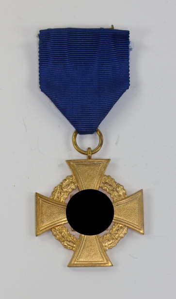 Treudienstehrenzeichen in Gold (40 Jahre) - Militaria-Berlin