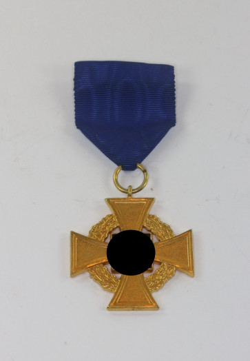  Treudienstehrenzeichen in Gold (40 Jahre), Für Treue Dienste - Militaria-Berlin